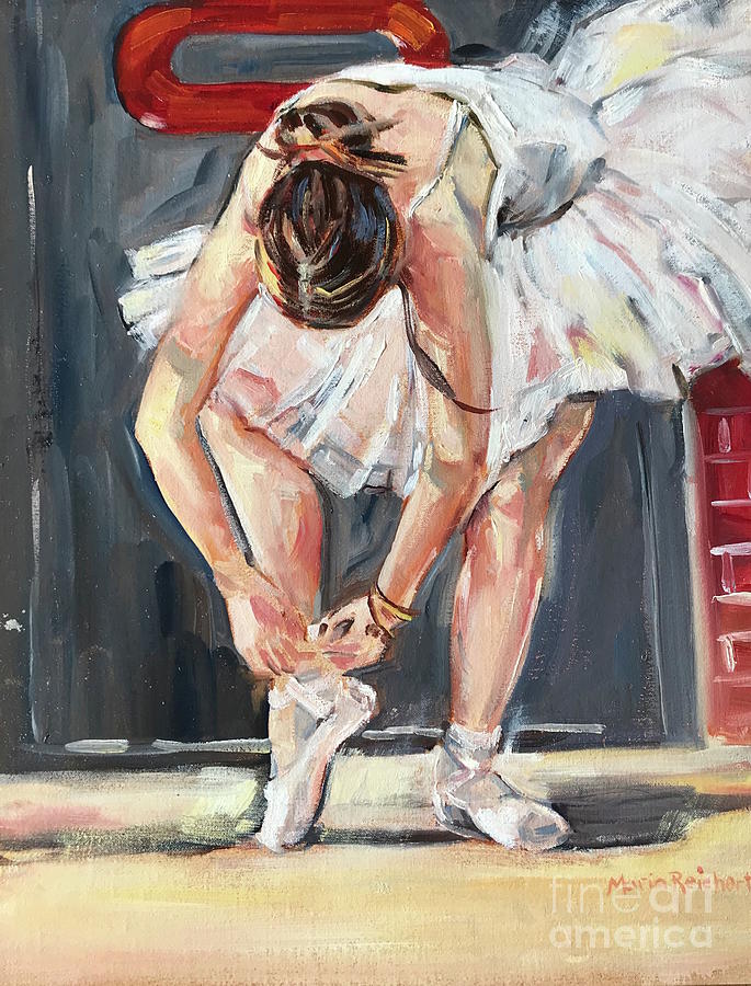 Ballerina  Painting by Maria Reichert