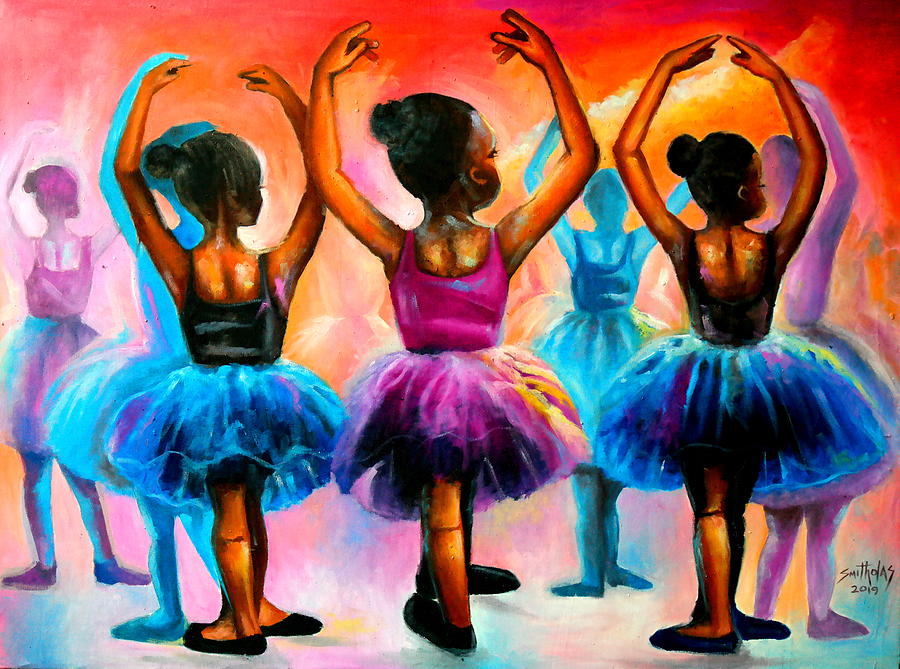 Ballerina Painting by Olaoluwa Smith