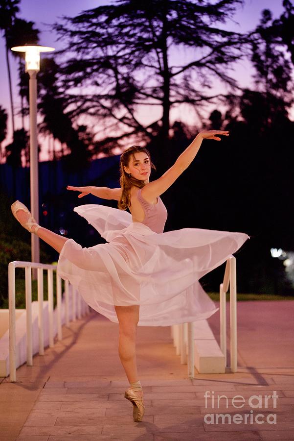 Ballerina On Pointes Photograph