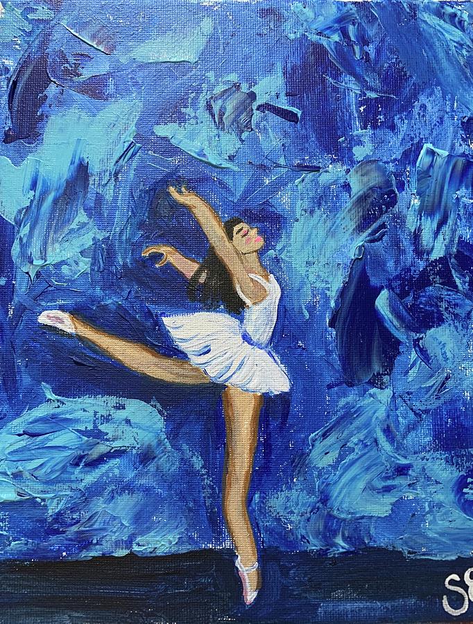 Ballerina Painting by Sherry Hanes - Fine Art America