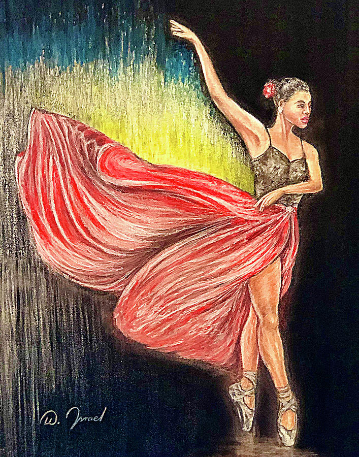 Ballerina Pastel - Dance like the wind. by Walter Israel