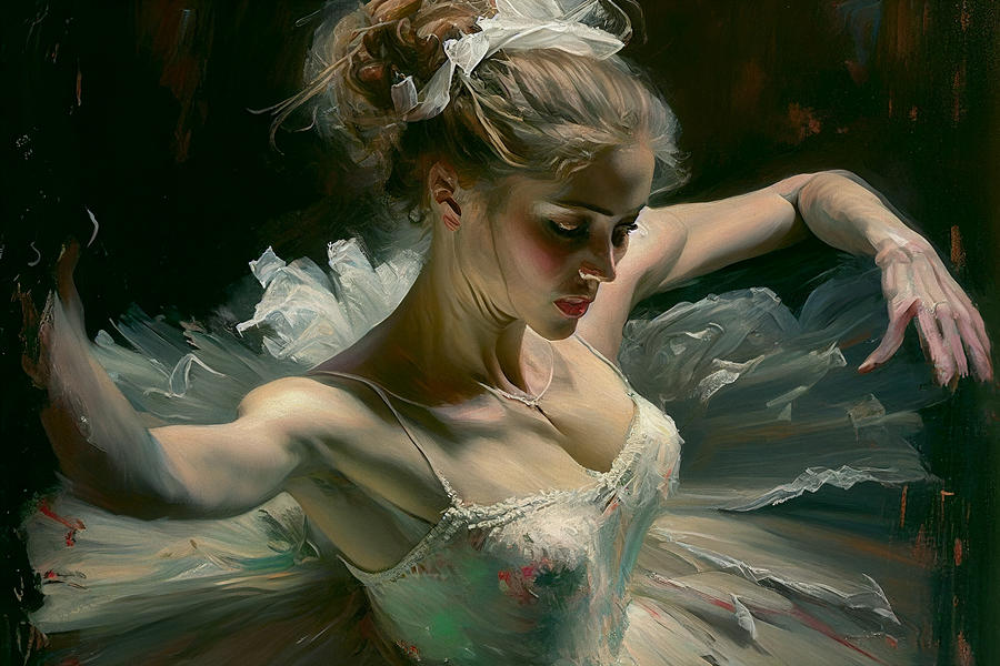 Ballet Dancer Digital Art by Kai Saarto