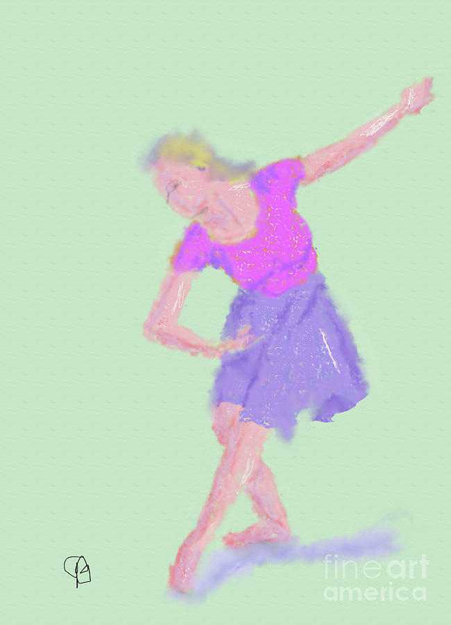 Ballet Rehearsal Digital Art by Arlene Babad