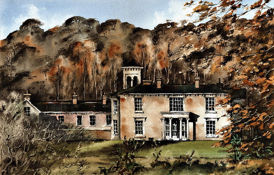  WK 9. Ballinacor House, Glenmalure, Wicklow Painting by Val Byrne