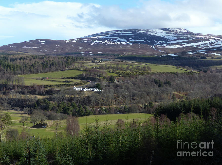 Ballindalloch Golf Course and Ben Rinnes  Photograph by Phil Banks