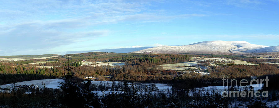 Ballindalloch Panorama in Winter Photograph by Phil Banks