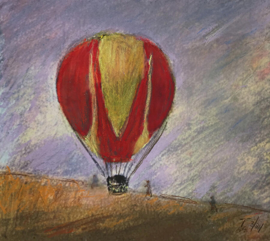 Holi Balloon Drawing by Ed Meredith