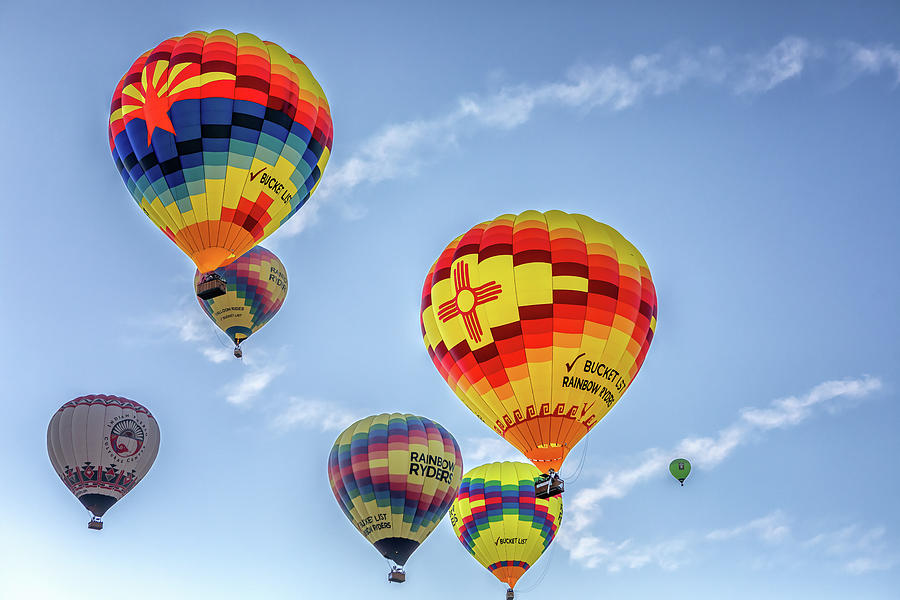 Rainbow Ryders Mass Ascension by Susan Rissi Tregoning