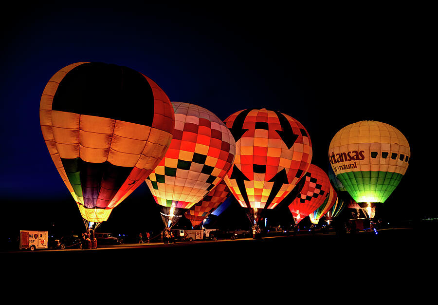 Balloon Glow Photograph by Lee and Renee Walsh Balloon Glow Photograph by Lee and Renee Walsh