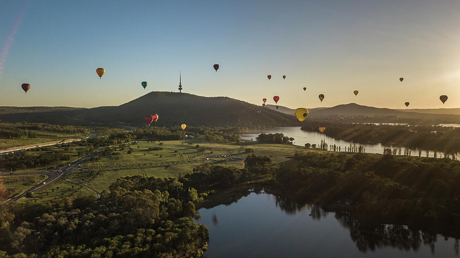 Balloon Spectacular Photograph by Ari Rex