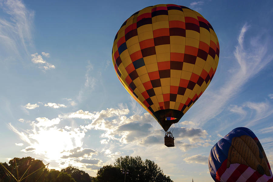 Balloons in the late afternoon Photograph by Joshua Lund - Fine Art America