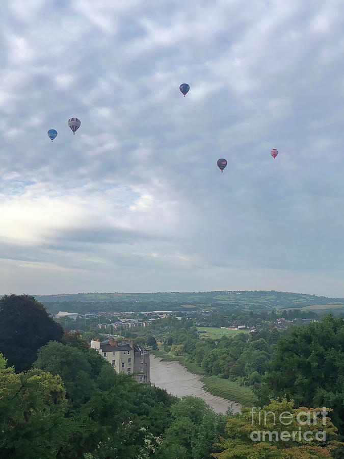Balloons Over The Avon Photograph by Catherine Sullivan