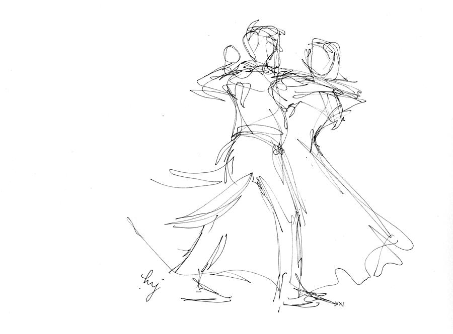 Colombian Typical Dance Drawing Couple Dancing Stock Illustration  2160937157 | Shutterstock