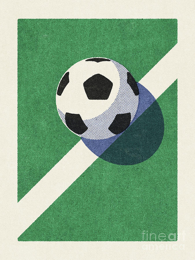 BALLS / Football II Digital Art by Daniel Coulmann - Fine Art America