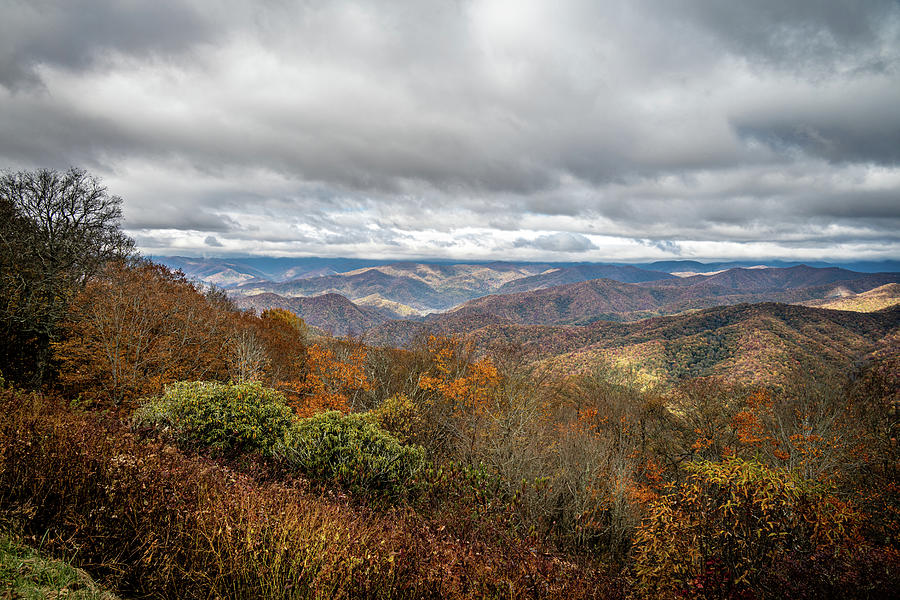 Balsam Mountain Overlook Photograph by James L Bartlett