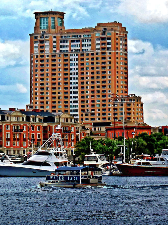 Baltimore MD - Inner Harbor Water Taxi Photograph by Susan Savad