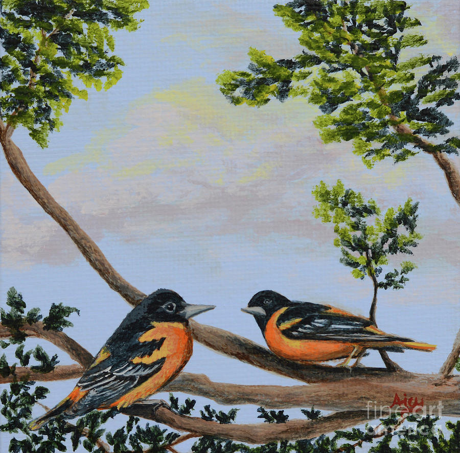 Baltimore Orioles Painting by Aicy Karbstein