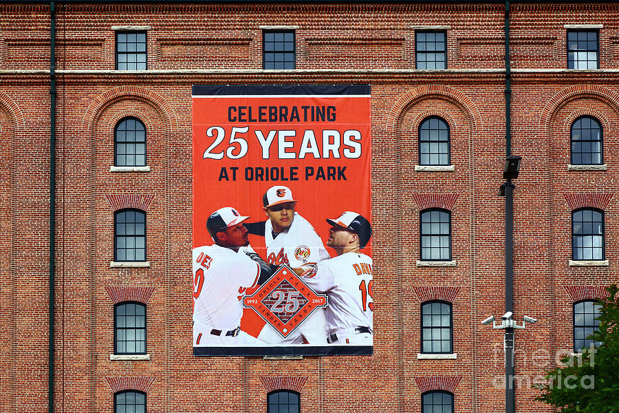 Baltimore Orioles Celebrate 25 Years at Oriole Park Photograph by James Brunker