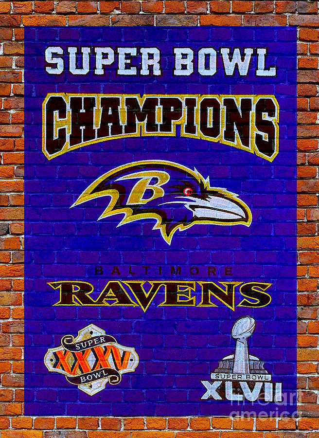 Baltimore Ravens Banner Digital Art by Steven Parker