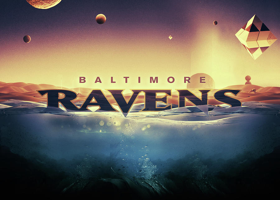 Baltimore Ravens National Football Drawing by Leith Huber - Pixels