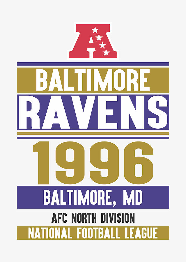 Baltimore Ravens Nfl Team Poster 10 Adult Pull-Over Hoodie by Joe Hamilton  - Pixels