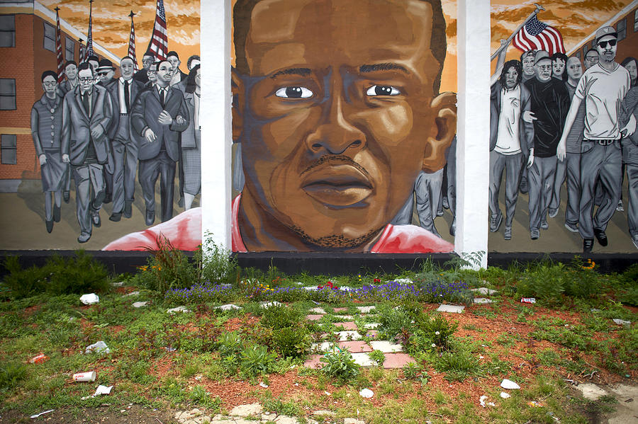 Baltimore Reacts As Freddie Gray Police Van Driver Found Not Guilty Photograph by Mark Makela