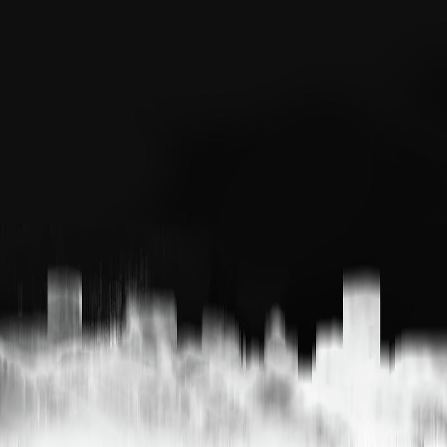 Baltimore White City Skyline Digital Art by Naxart Studio - Fine Art ...