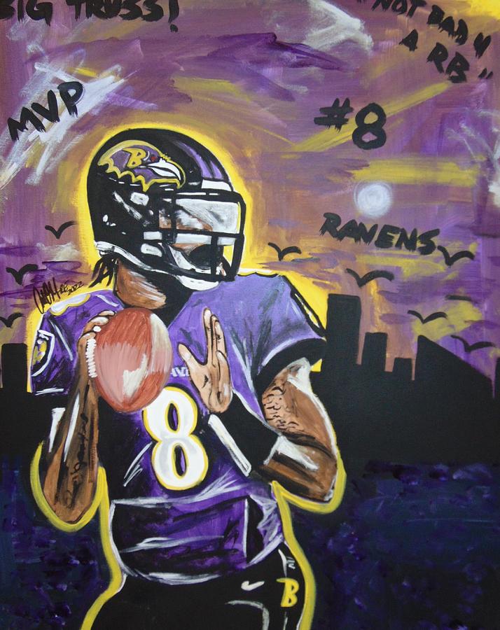 Baltimores King Painting by Antonio Moore