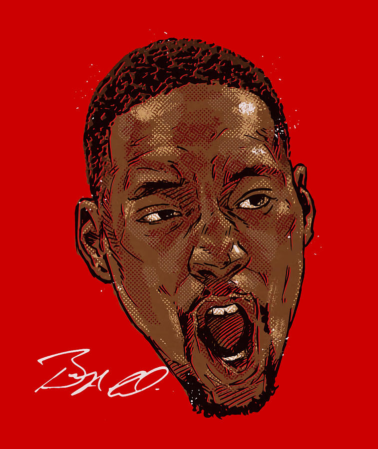 Bam Adebayo Scream Digital Art By Kelvin Kent Pixels