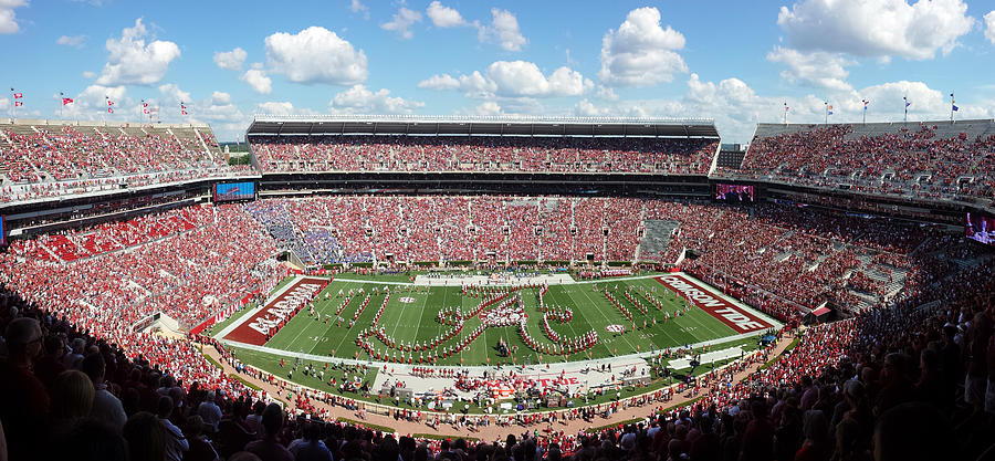 Bama Script A Panorama Photograph by Kenny Glover