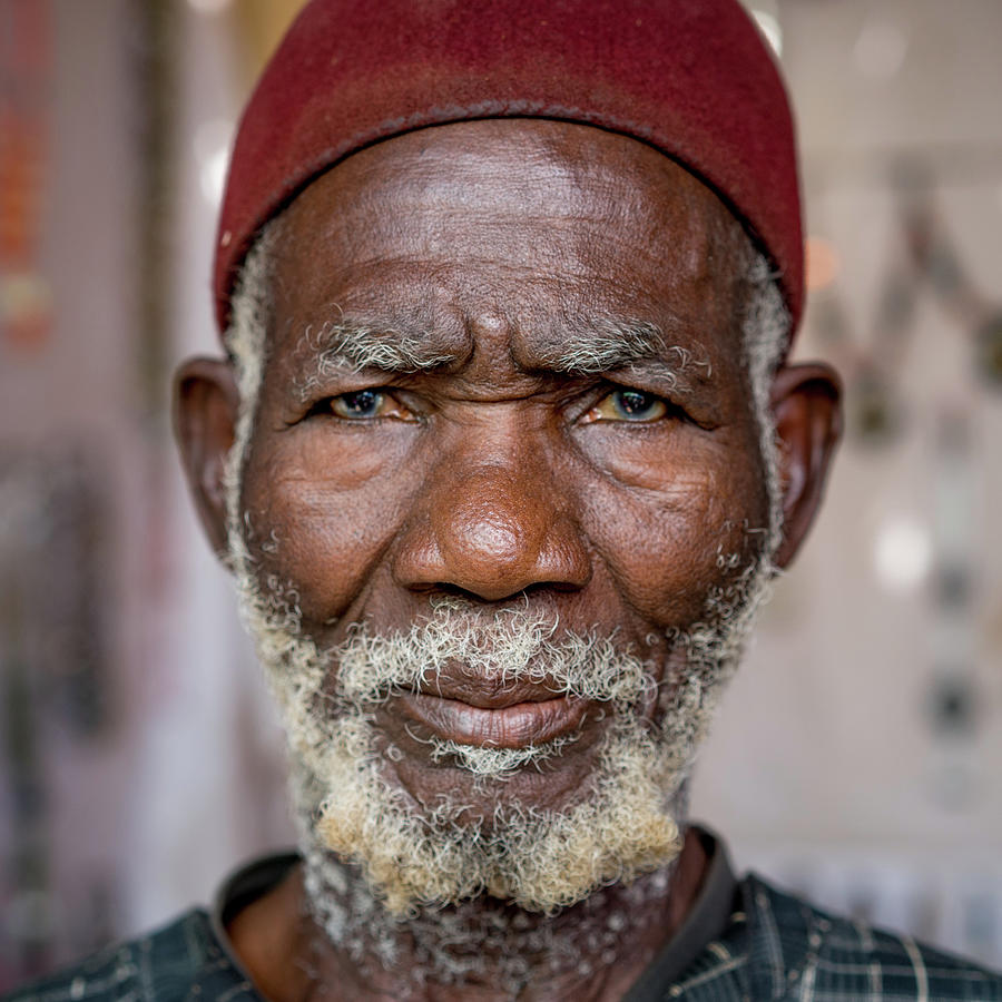 Bamako Portrait A vendor at the Dogon Festival in Bamako, Mali. by Mark ...