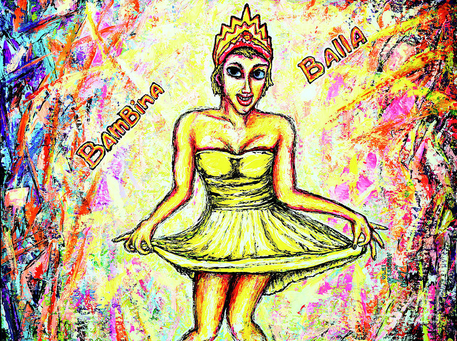 Bambina Balla #2 Painting by Viktor Lazarev