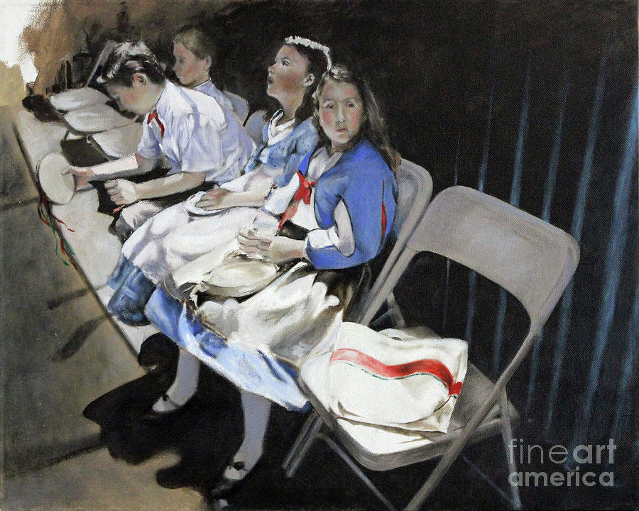 Bambini Dancers...waiting to dance by D A Brown Bambini Dancers...waiting to dance by D A Brown