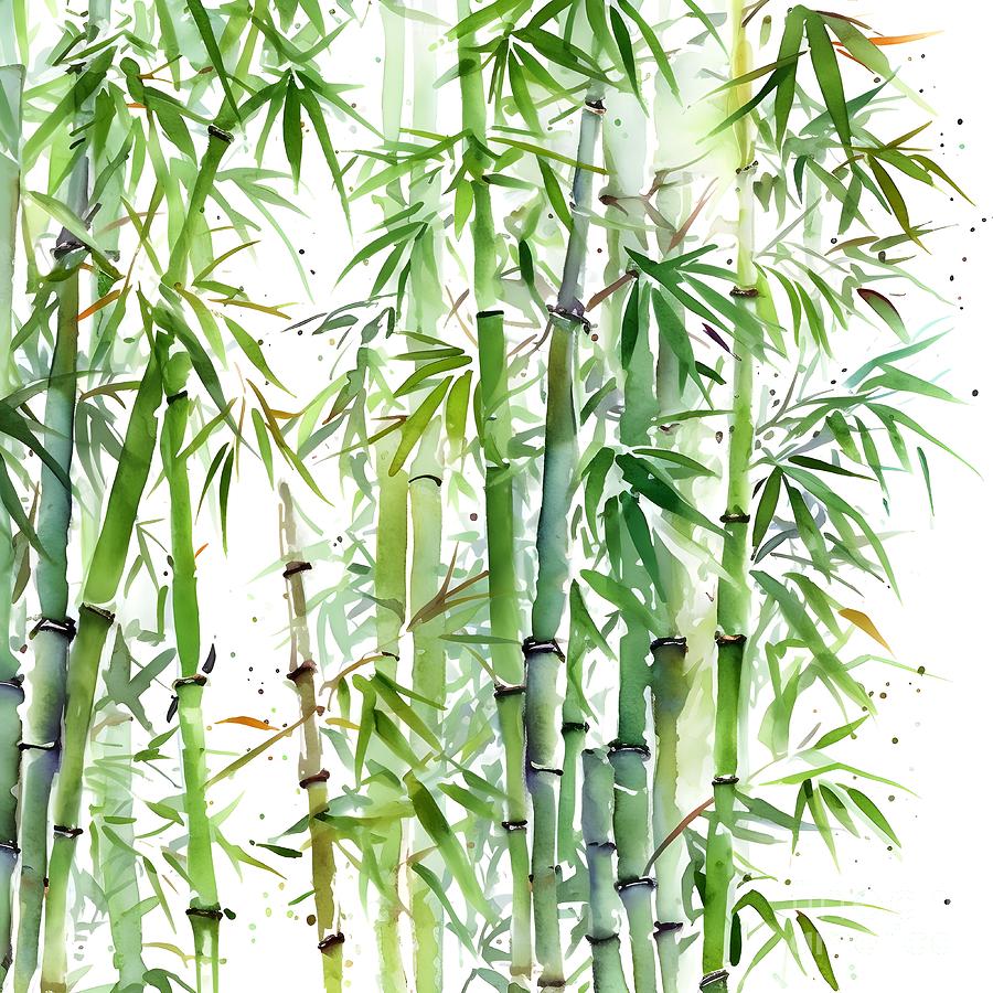 Bamboo tree Painting by Shri ram Pawar - Fine Art America