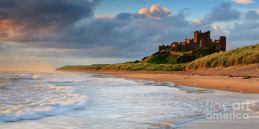 Bamburgh Castle - Northumberland 2 Photograph by Henk Meijer Photography