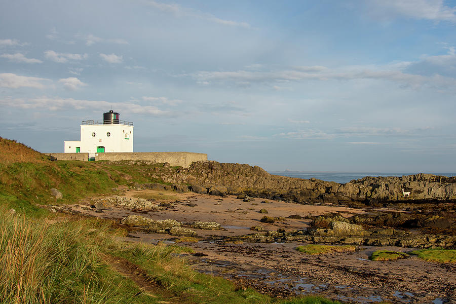 Bamburgh Lighthouse Photograph by Steev Stamford