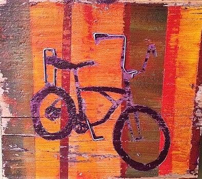 Banana Bike Mixed Media by Amy Root