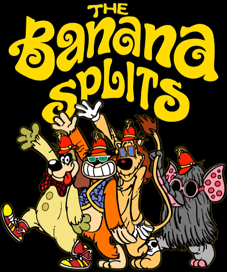 Banana Splits The Banana Club Poster cool Painting by Emily Paul | Fine ...