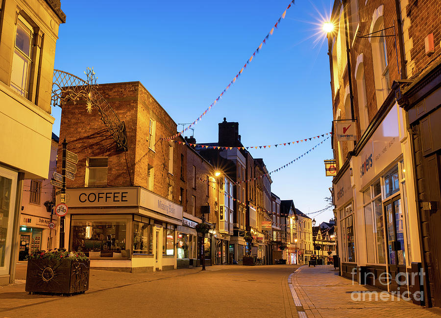 Banbury High Street at Dawn in October Photograph by Tim Gainey