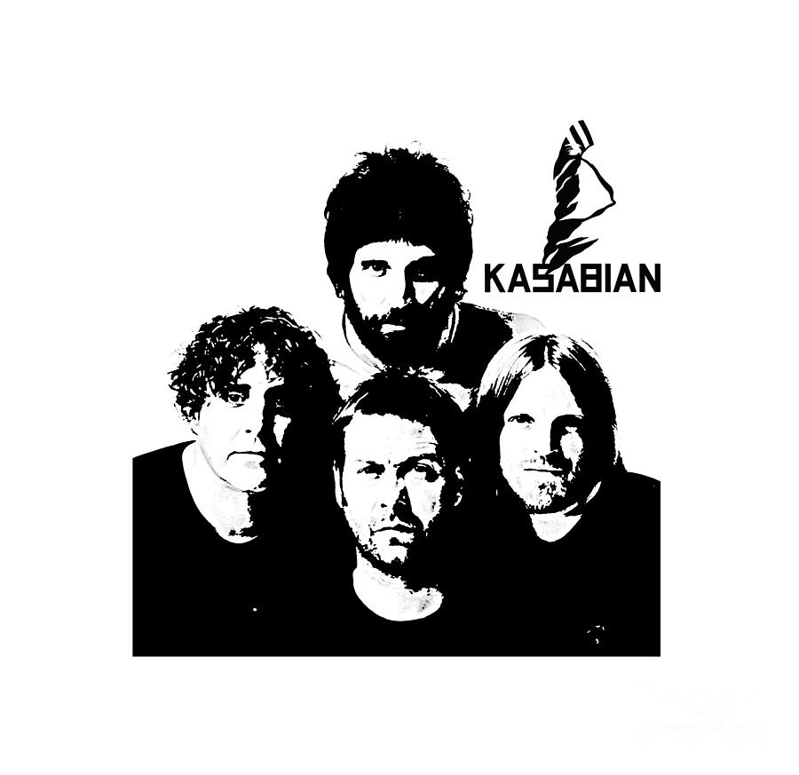 Band Kasabian Digital Art By Niko Vjee 