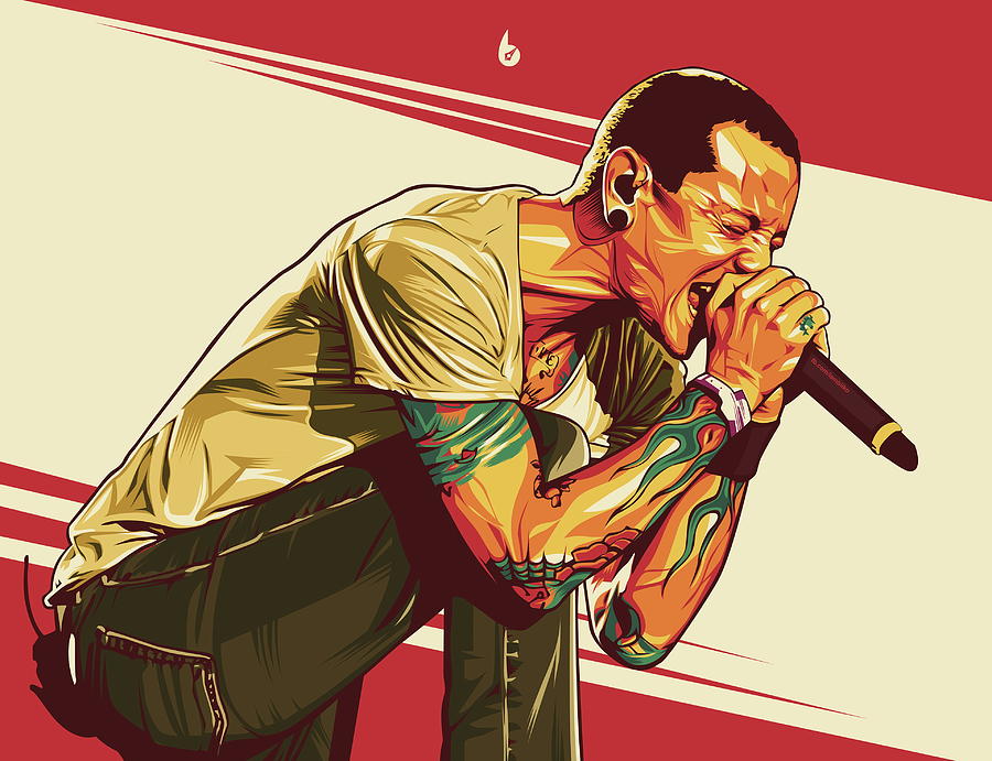 Band Music Linkin Park Design Artwork Painting by My Wall Rules