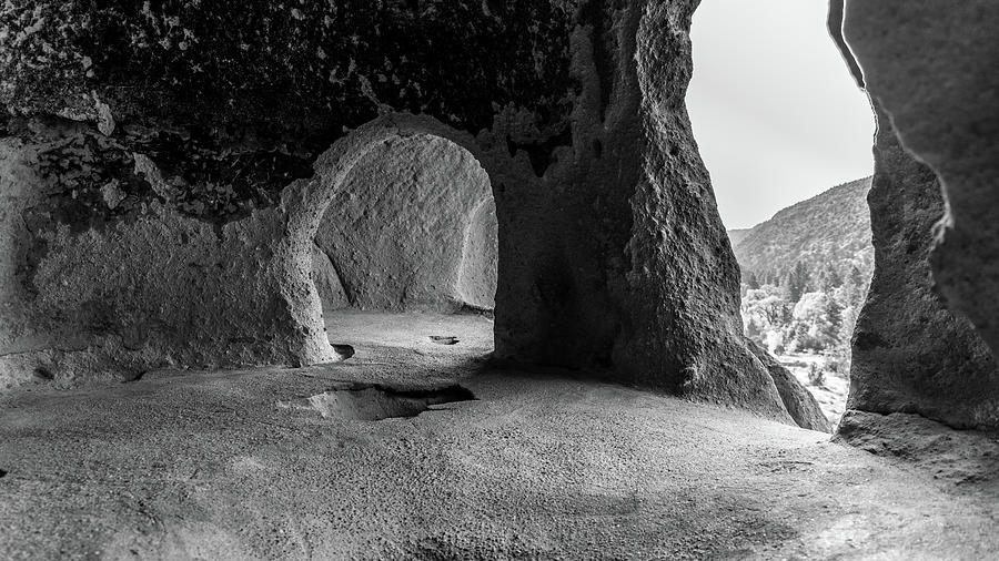 Bandelier National Monument Cavern inside Photograph by John McGraw