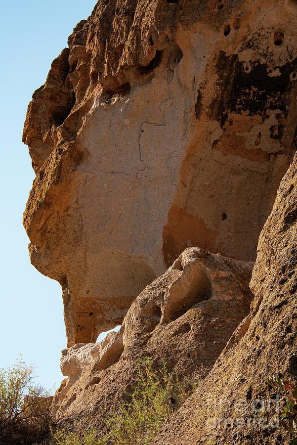Bandelier National Monument Cliff Dwellings Five Photograph by Bob Phillips