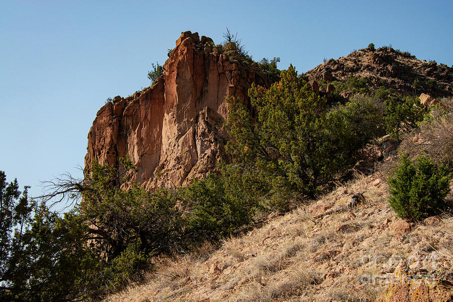 Bandelier National Monument Outcrop Photograph by Bob Phillips