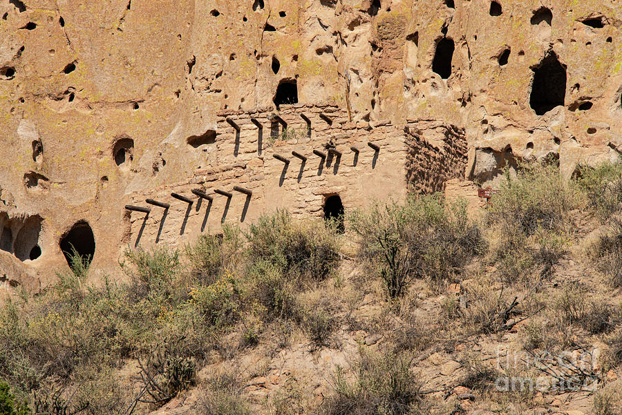 Bandelier National Monument Talus House Two Photograph by Bob Phillips