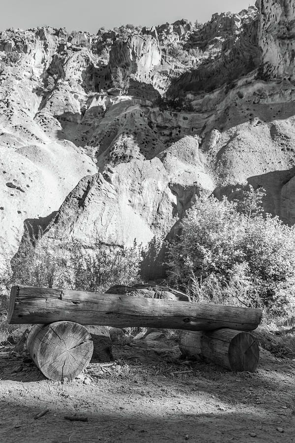 Bandelier National Monument the Bench Photograph by John McGraw