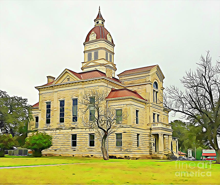 Bandera County Courthouse Texas by Tracy Ruckman Bandera County Courthouse Texas by Tracy Ruckman