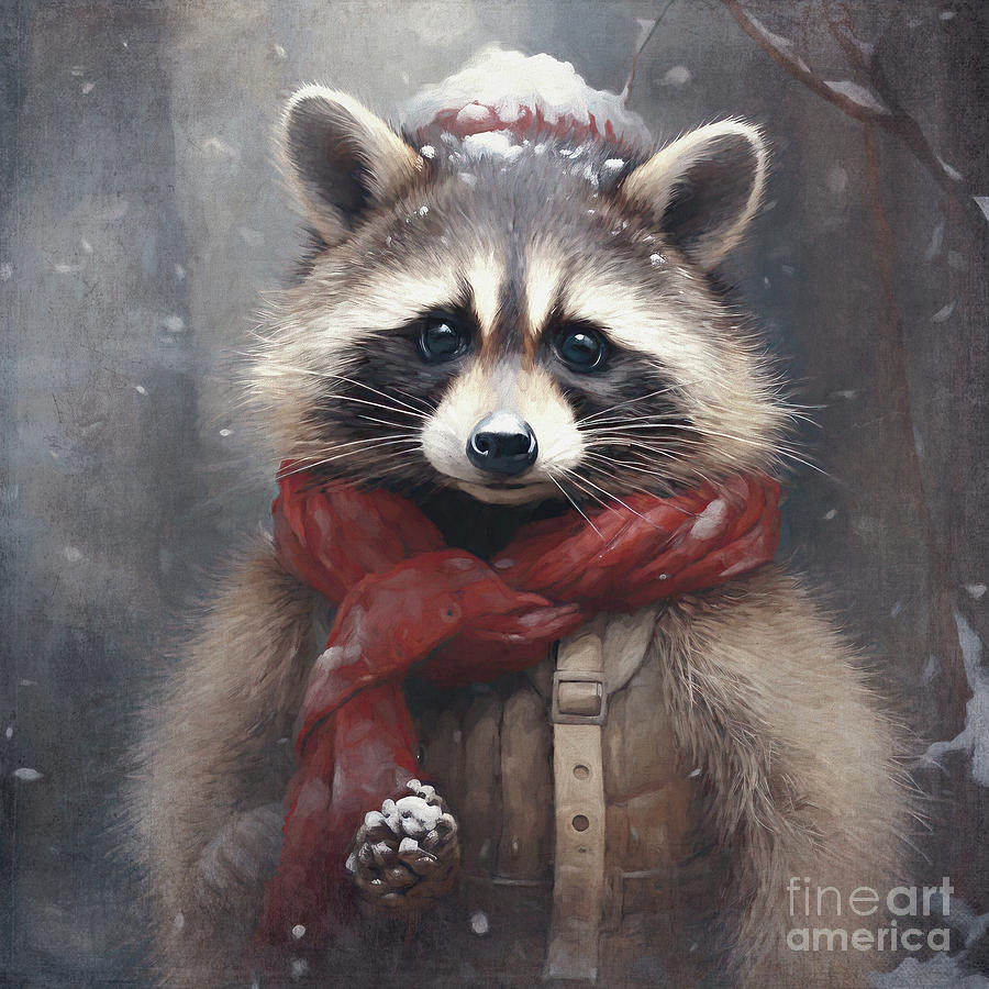 Winter Digital Art - Bandido by Maria Angelica Maira