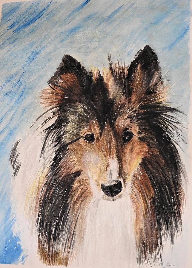 Bandit Painting by Betty-Anne McDonald