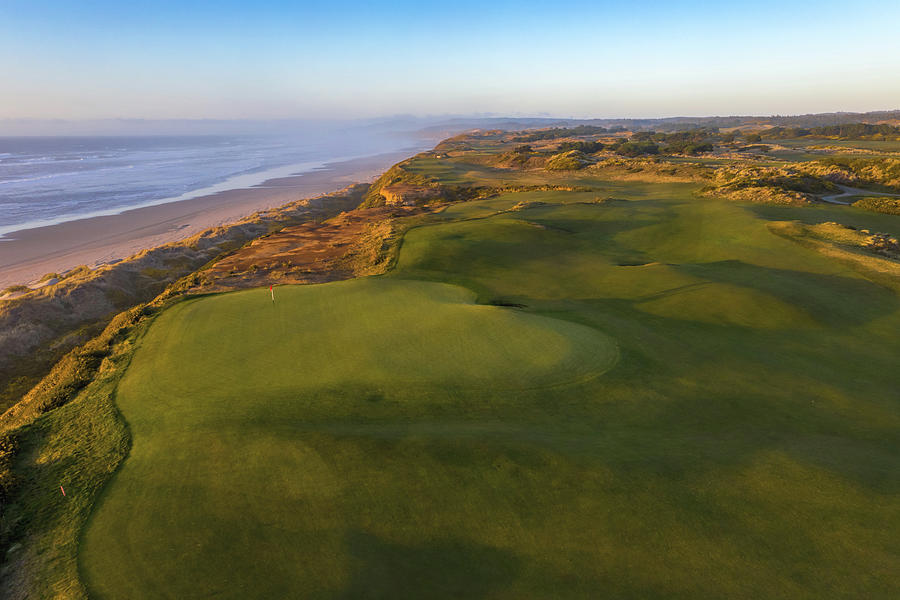 Bandon Dunes Golf Course Hole 16 v7 Photograph by Mike Centioli